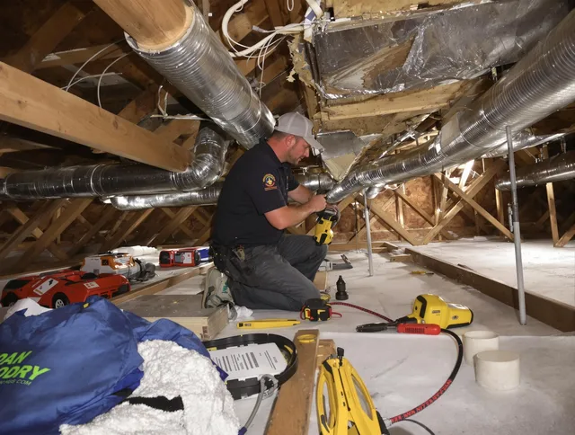 Professional air duct repair by Acushnet Air Duct Cleaning in Acushnet