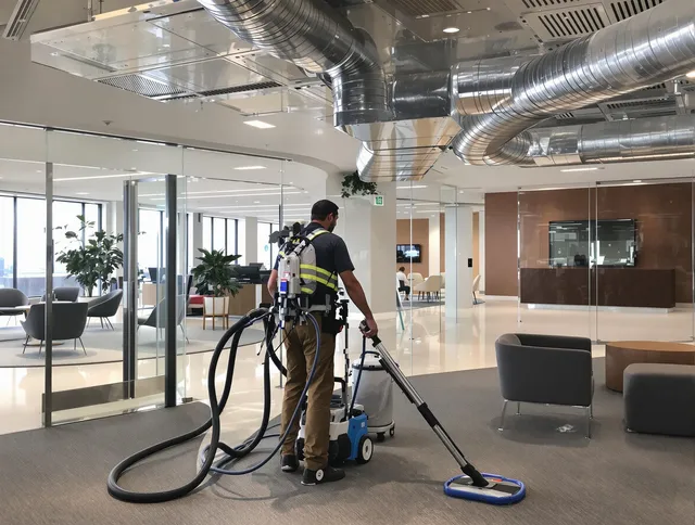 Commercial duct cleaning service by Acushnet Air Duct Cleaning in Acushnet