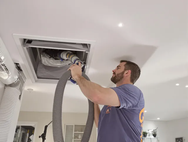 Precision indoor duct cleaning by Acushnet Air Duct Cleaning in Acushnet